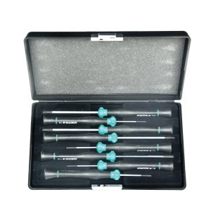 ZESTAW WKRĘTAKÓW PRECYZYJNYCH ZE STALI S2, 8EL.