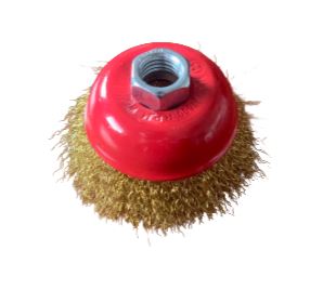 SZCZOTKA CZOŁOWA Z GWINTEM M14, MOSIĘŻNA