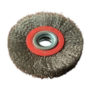 SZCZOTKA TARCZOWA Z OTWOREM, STALOWA