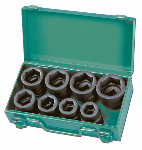 Zestaw nasadek udarowych 8 elem. 19-32mm